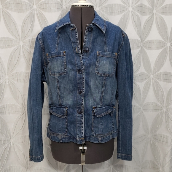 St. John's Bay Jackets & Blazers - St Johns Bay Stretch Denim Jacket